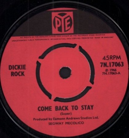 Dickie Rock & The Miami Showband