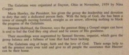The GALATIANS