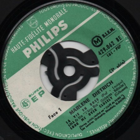 MARLENE DIETRICH - Rare Recording