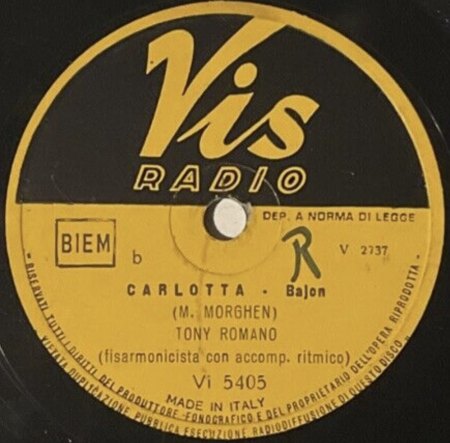 TONY ROMANO, Akkordeon (alias Peppino Principe)