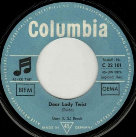 U. S. BONDS  alias  GARY (U. S.) BONDS