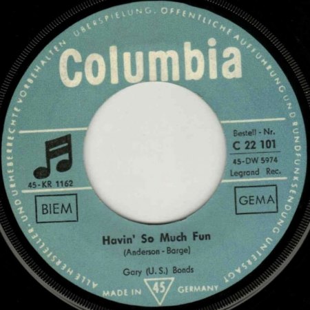 U. S. BONDS  alias  GARY (U. S.) BONDS