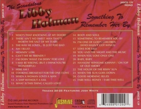 LIBBY HOLMAN 2 - Teil 2