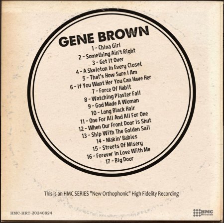 GENE BROWN