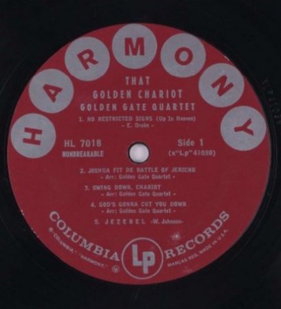 GOLDEN GATE QUARTET