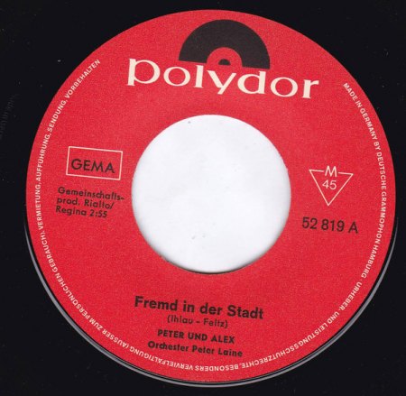 PETER ROCK  (chilenischer Sänger aus Wien)