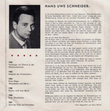 René Richard = HANS UWE SCHNEIDER