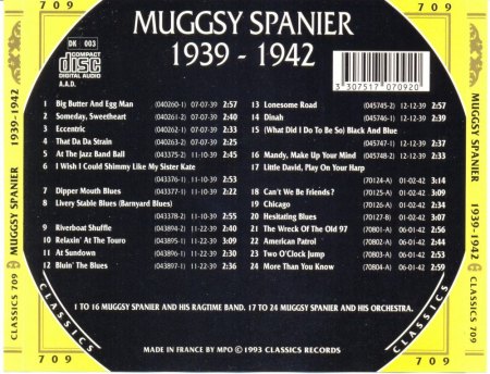 MUGGSY SPANIER
