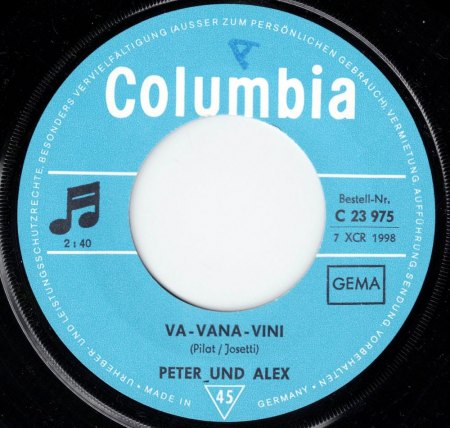 PETER ROCK  (chilenischer Sänger aus Wien)