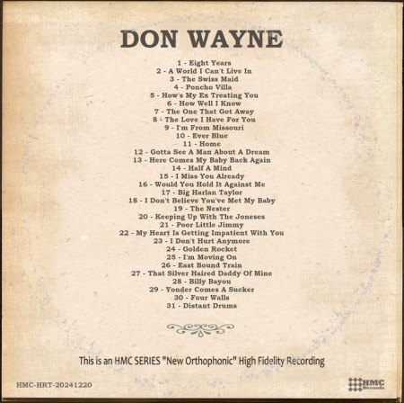 DON WAYNE