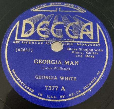 GEORGIA WHITE