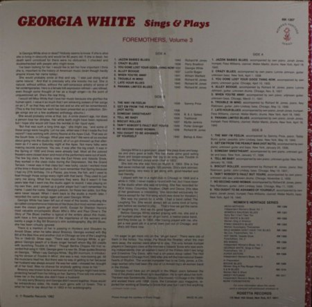 GEORGIA WHITE