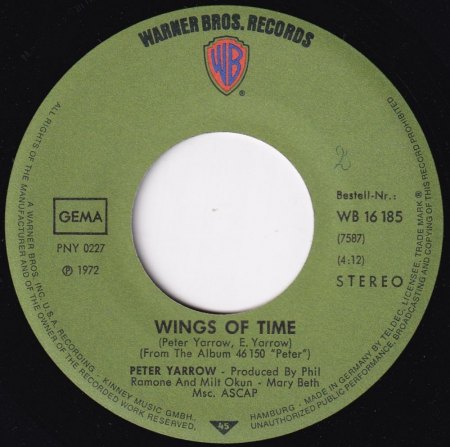 PETER YARROW  (1938 - 2025)