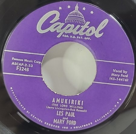LES PAUL & MARY FORD - Bio & Disco