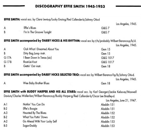 EFFIE SMITH