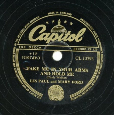 LES PAUL & MARY FORD - Schellacks