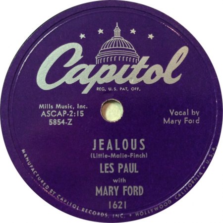 LES PAUL & MARY FORD - Schellacks