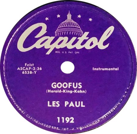 LES PAUL & MARY FORD - Schellacks