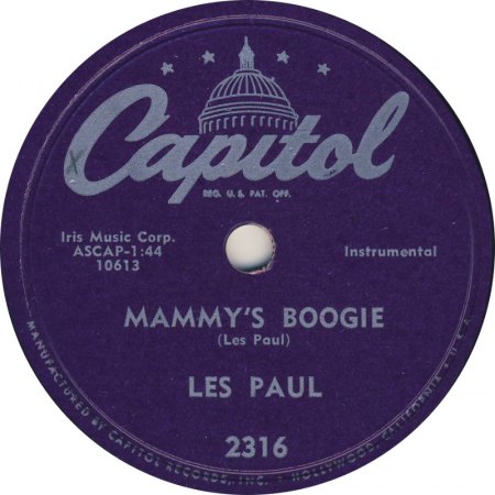 LES PAUL & MARY FORD - Schellacks