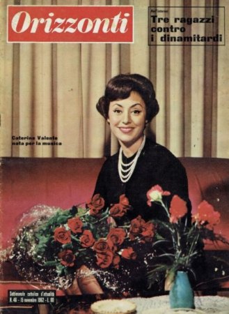CATERINA VALENTE - Autogrammkarten