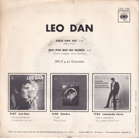 LEO DAN  (1942 - 2025)