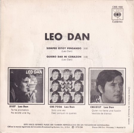 LEO DAN  (1942 - 2025)