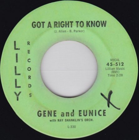 GENE & EUNICE (R&B)