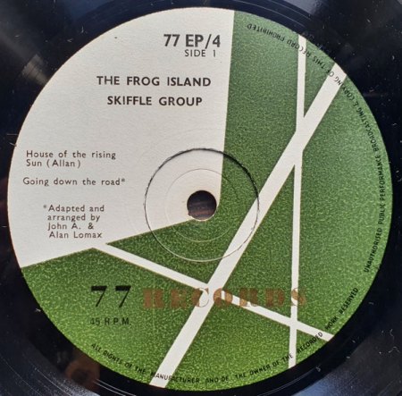 FROG ISLAND SKIFFLE GROUP - Skiffle Music