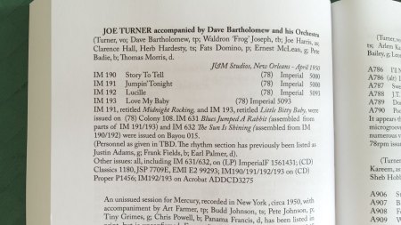 JOE TURNER auf ATLANTIC - 45 RPM-Sing