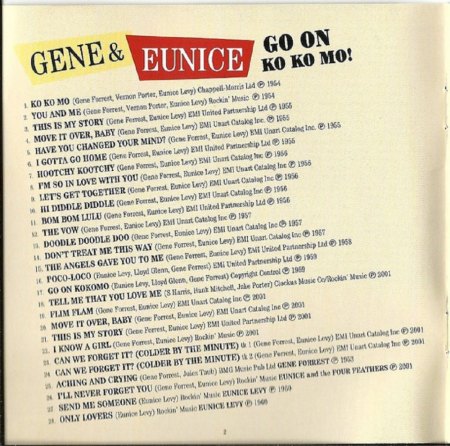 GENE & EUNICE (R&B)