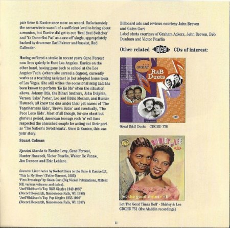 GENE & EUNICE (R&B)
