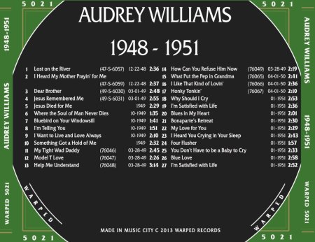 AUDREY WILLIAMS
