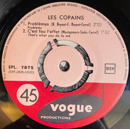 LES COPAINS  (Alain & Claude) - France -