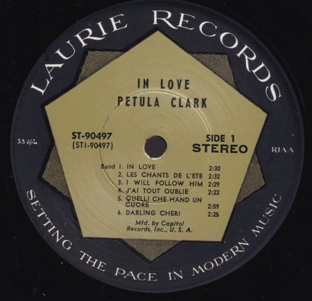 PETULA CLARK - Internationale Aufnahmen