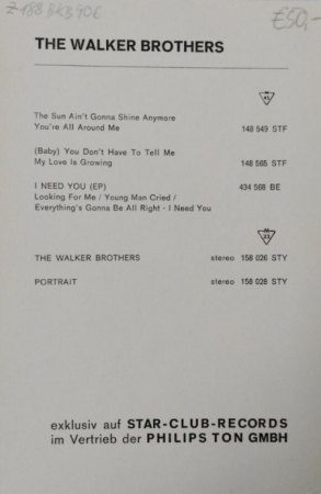 Star-Club Autogrammkarten