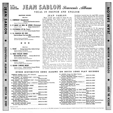 JEAN SABLON