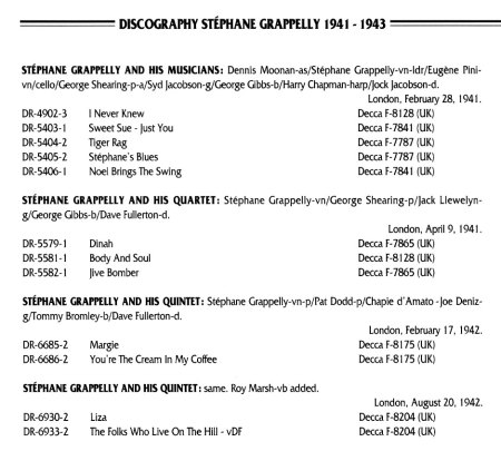 STÉPHANE GRAPPELLI (GRAPPELLY)