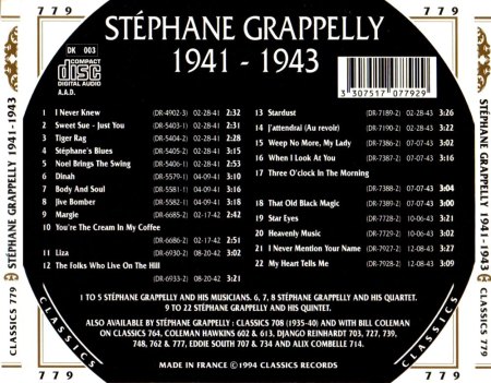 STÉPHANE GRAPPELLI (GRAPPELLY)