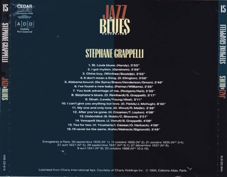 STÉPHANE GRAPPELLI (GRAPPELLY)