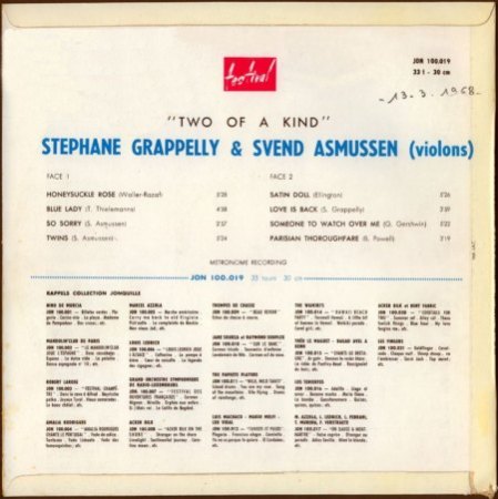 STÉPHANE GRAPPELLI (GRAPPELLY)
