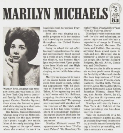 MARILYN MICHAELS