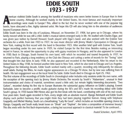 EDDIE SOUTH