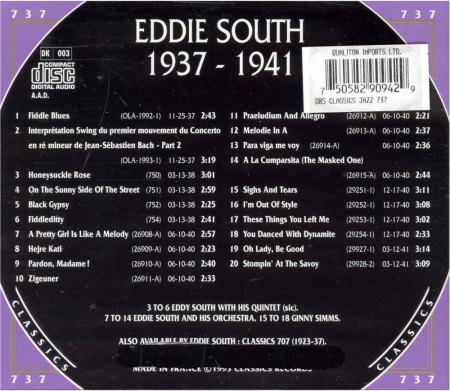 EDDIE SOUTH