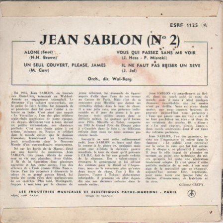 JEAN SABLON