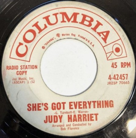 JUDY HARRIET