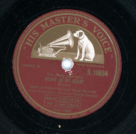 MAX BYGRAVES - Komödiant, Entertainer und Sänger