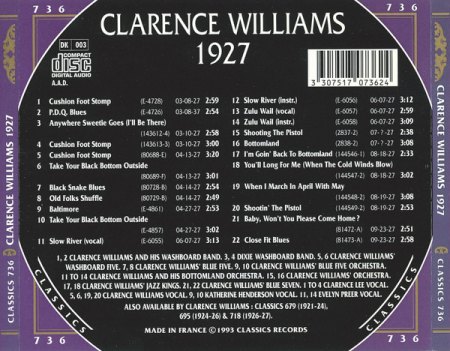 CLARENCE WILLIAMS