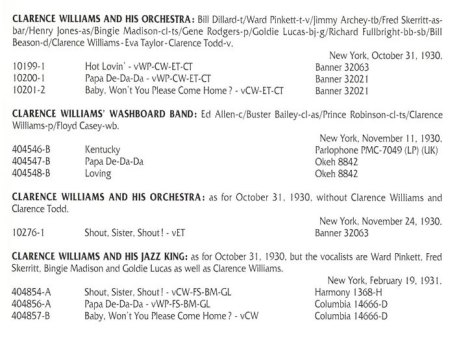 CLARENCE WILLIAMS