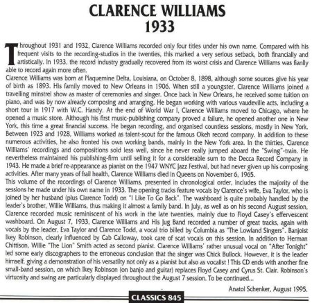 CLARENCE WILLIAMS
