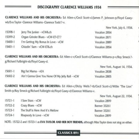 CLARENCE WILLIAMS